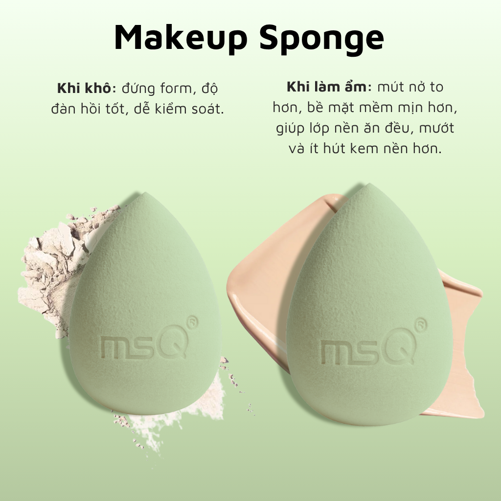 Mút Mini Trang Điểm MSQ Miracle Complexion Size S MSQM6